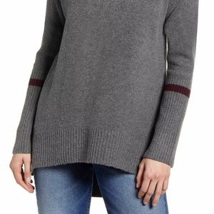 HALOGEN - Cozy Wool Blend Mock Turtleneck Oversized Sweater 🥰